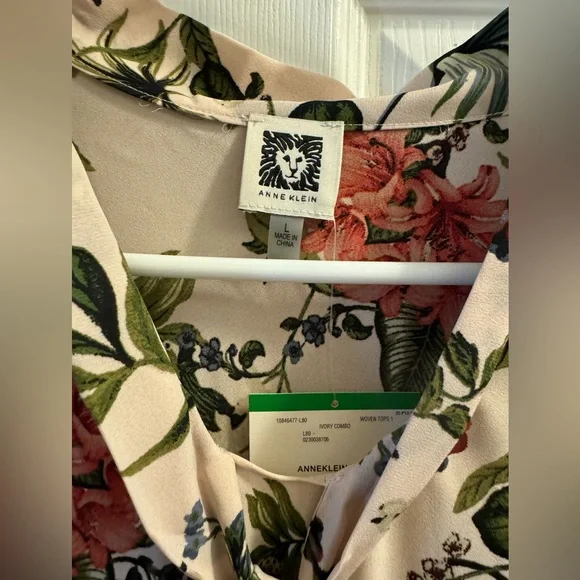 Anne Klein Blouse | Size L - Picture 2 of 5